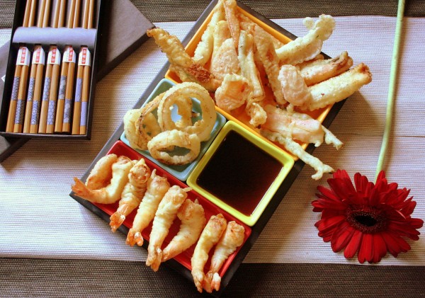 Assortiment de tempura