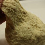 Aspect de la pâte à naan